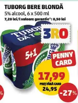 Penny TUBORG Bere blondă Ofertă