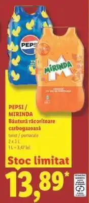 Lidl PEPSI / MIRINDA Ofertă