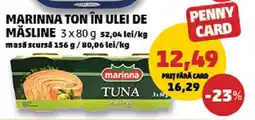 Penny MARINNA TON ÎN ULEI DE MĂSLINE Ofertă