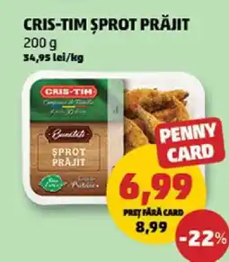 Penny CRIS - TIM Sprot prăjit Ofertă