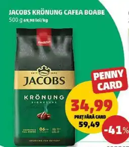 Penny Jacobs Krönung Cafea Boabe Ofertă