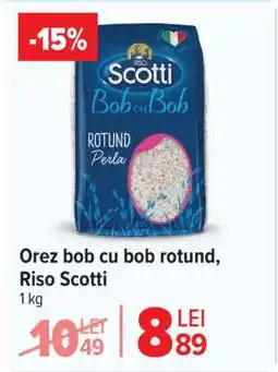 Carrefour Orez bob cu bob rotund Riso Scotti Ofertă