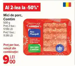 Carrefour Mici de porc, Comtim Ofertă