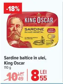 Carrefour Sardine baltice în ulei King Oscar Ofertă