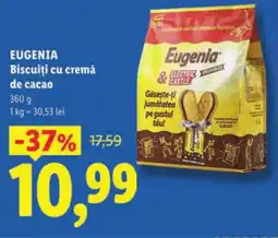 Lidl EUGENIA Biscuiți cu cremă de cacao Ofertă