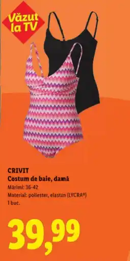Lidl CRIVIT Costum de baie, damă Ofertă