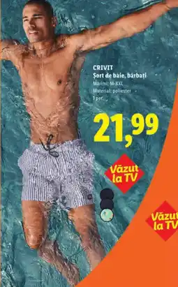 Lidl CRIVIT Şort de baie, bărbați Ofertă