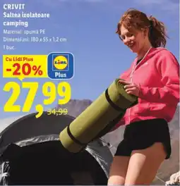 Lidl CRIVIT Saltea izolatoare camping Ofertă