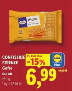 Lidl CONFISERIE FIRENZE Gofre cu ou Ofertă