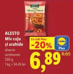 Lidl ALESTO Mix caju şi arahide Ofertă