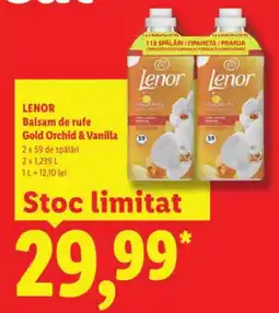 Lidl LENOR Balsam de rufe Gold Orchid & Vanilla Ofertă