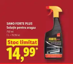 Lidl SANO FORTE PLUS Soluție pentru aragaz Ofertă