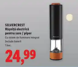 Lidl SILVERCREST Râşniţă electrică pentru sare/piper Ofertă
