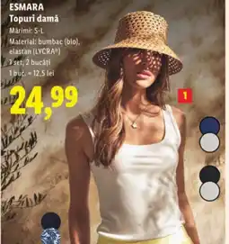 Lidl ESMARA Topuri damă Ofertă