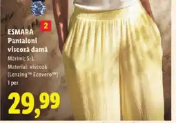 Lidl ESMARA Pantaloni viscozǎ damă Ofertă