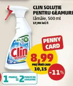 Penny Clin Soluție pentru Geamuri Ofertă