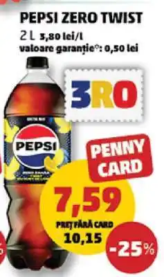 Penny Pepsi Zero Twist Ofertă