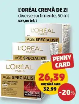 Penny L'Oréal Cremă de Zi Ofertă