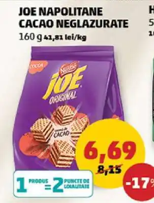 Penny Joe Napolitane Cacao Neglazurate Ofertă