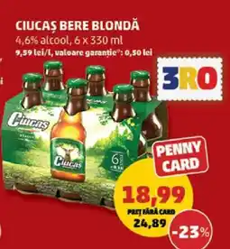 Penny CIUCAŞ Bere blondă Ofertă