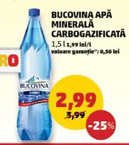 Penny Bucovina Apă minerală carbogazificată Ofertă