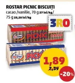 Penny ROSTAR PICNIC BISCUITI Ofertă