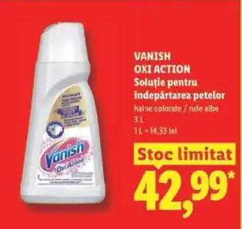 Lidl Vanish Oxi Action Ofertă