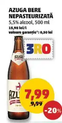Penny AZUGA Bere nepasteurizată Ofertă