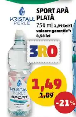 Penny KRISTALL PERLE SPORT APĂ PLATĂ Ofertă