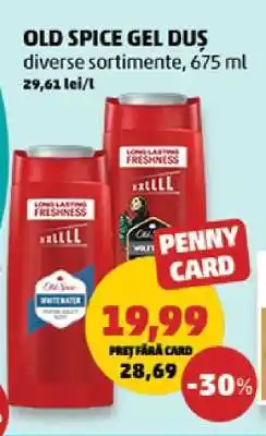Penny OLD SPICE GEL DUȘ Ofertă
