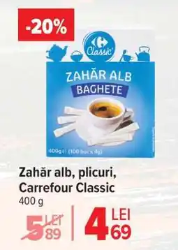 Carrefour Zahăr alb, plicuri, Carrefour Classic Ofertă