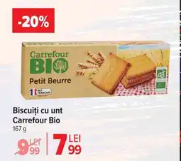 Carrefour Biscuiți cu unt Carrefour Bio Ofertă