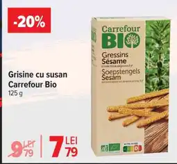 Carrefour Grisine cu susan Carrefour Bio Ofertă