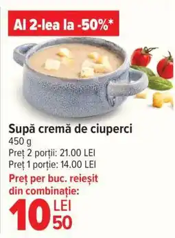Carrefour Supă cremă de ciuperci Ofertă