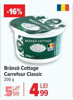 Carrefour Brânză Cottage Carrefour Classic Ofertă