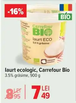 Carrefour Iaurt ecologic Carrefour Bio Ofertă