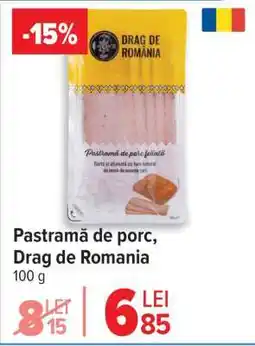 Carrefour Pastramă de porc, Drag de Romania Ofertă