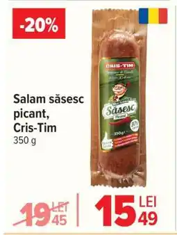 Carrefour Salam Săsesc picant Cris-Tim Ofertă