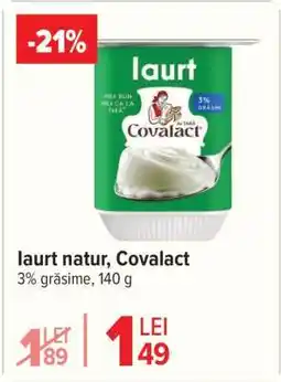 Carrefour Iaurt natur Covalact Ofertă