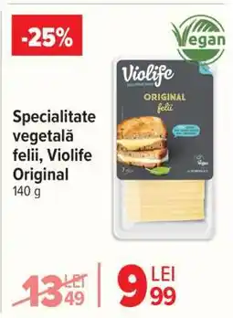 Carrefour Specialitate vegetală felii, Violife Original Ofertă