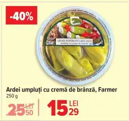 Carrefour Ardei umpluți cu cremă de brânză, Farmer Ofertă