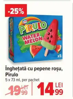 Carrefour Înghețată cu pepene roșu, Pirulo Ofertă