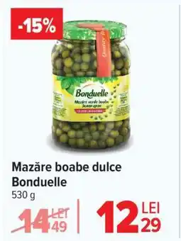 Carrefour Mazăre boabe dulce Bonduelle Ofertă