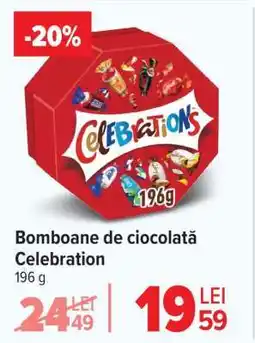 Carrefour Bomboane de ciocolată Celebration Ofertă