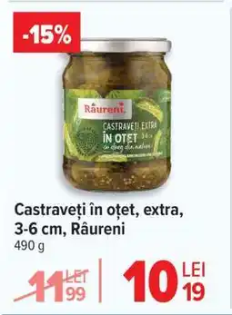 Carrefour Castraveți în oțet, extra, 3-6 cm, Râureni Ofertă