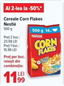 Carrefour Cereale Corn Flakes Nestlé Ofertă