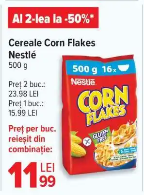 Carrefour Cereale Corn Flakes Nestlé Ofertă