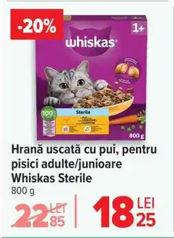 Carrefour Whiskas Sterile Ofertă