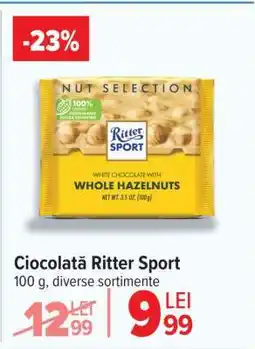 Carrefour Ciocolată Ritter Sport Ofertă