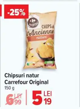 Carrefour Chipsuri natur Carrefour Original Ofertă